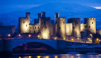 Conwy Castle is a historic Norman castle on the estuary of the river Conwy