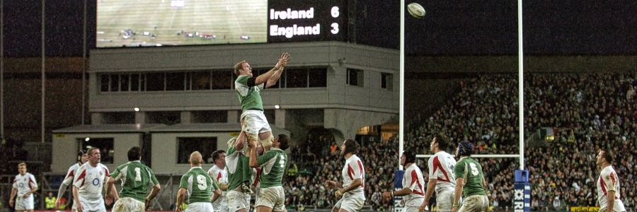 Ireland Vs England Rugby Game Dublin Ireland. Enjoy The sporting culture of Ireland with Discover Ireland Tours.