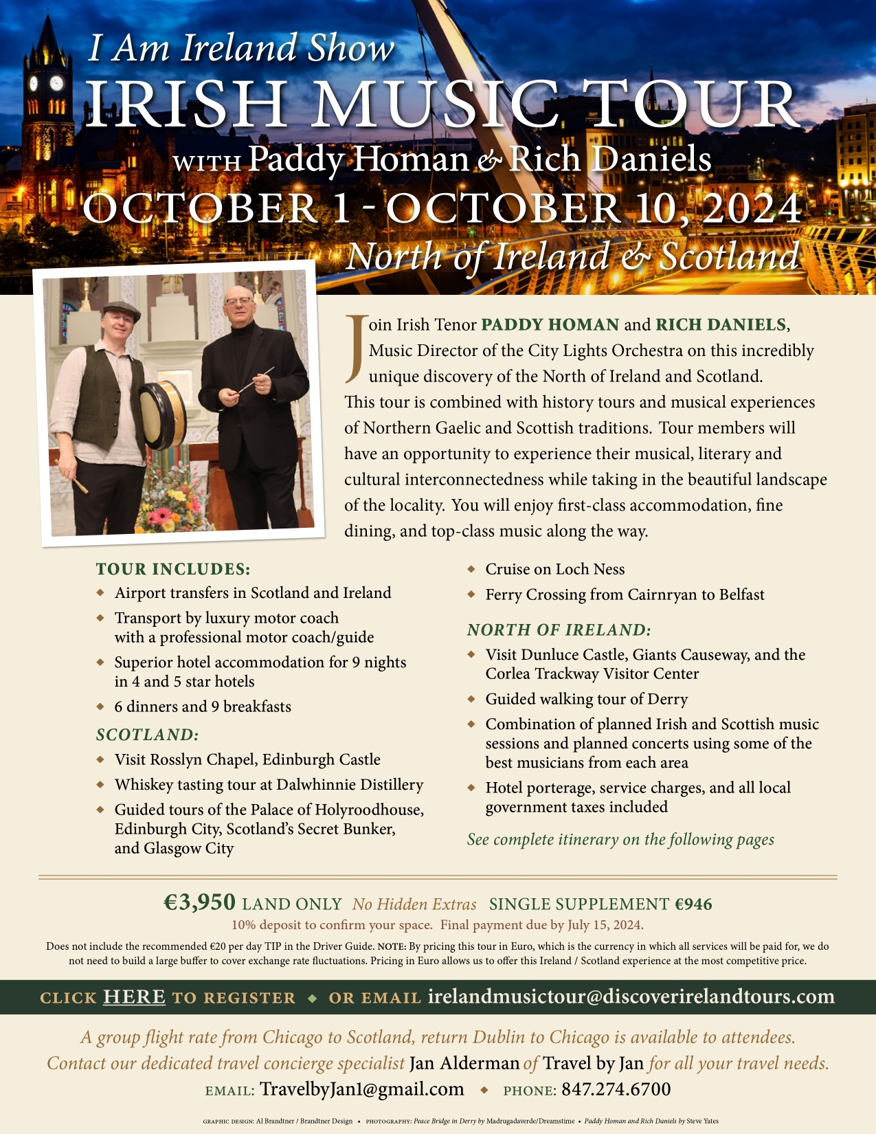 I Am Ireland Show Tour Oct 2024 with Paddy Homan - Brochure Page 1
