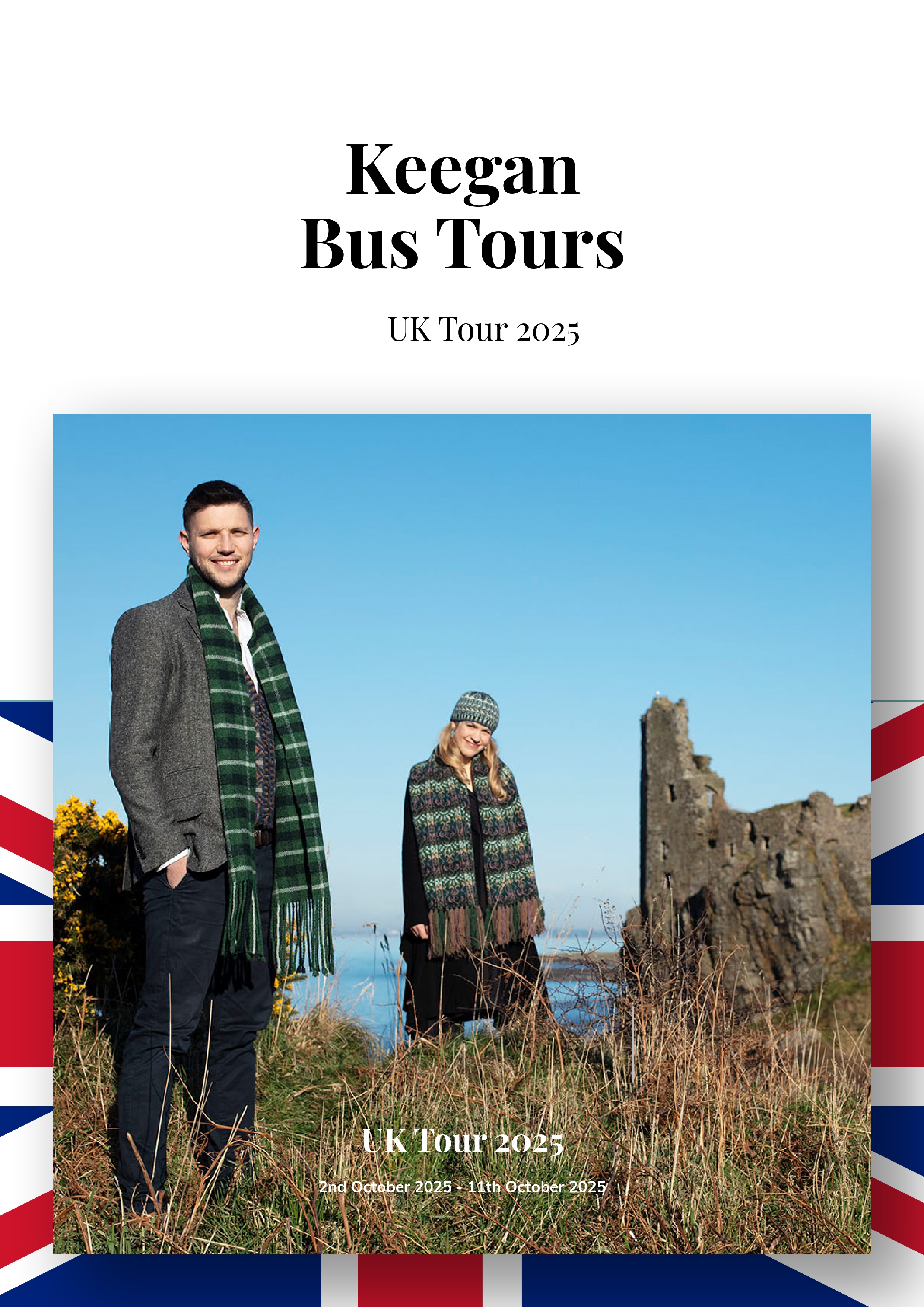 Colm & Laura Keegan's Tour UK  - Brochure Page 1