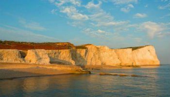 Chalk Cliffs in Sussex, England