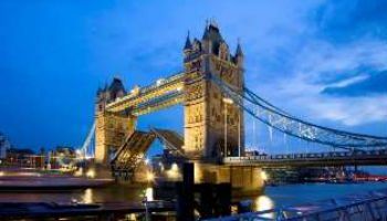 Tower Bridge in London.