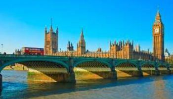 Westminster, the UK Houses of Parliament.