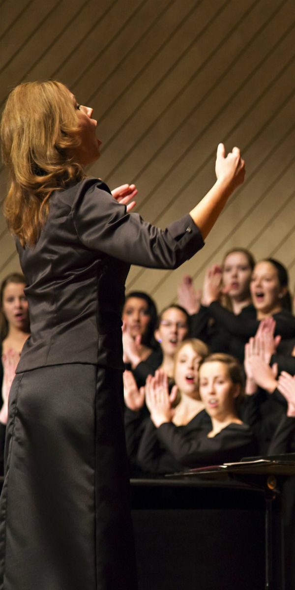 Choir director as on choir performance Tours of Ireland.