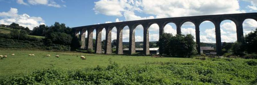 Cynghordy Viaduct near Llandover, Carmarthenshire / Sir Gaerfyrddi, Wales.