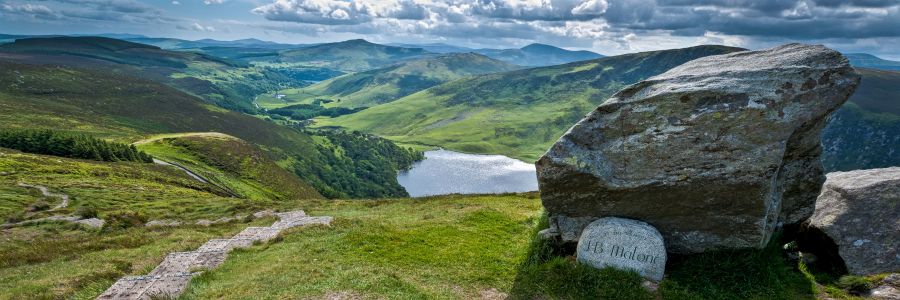 Walking in the Wicklow hills on our Destination Management Ireland Tours 